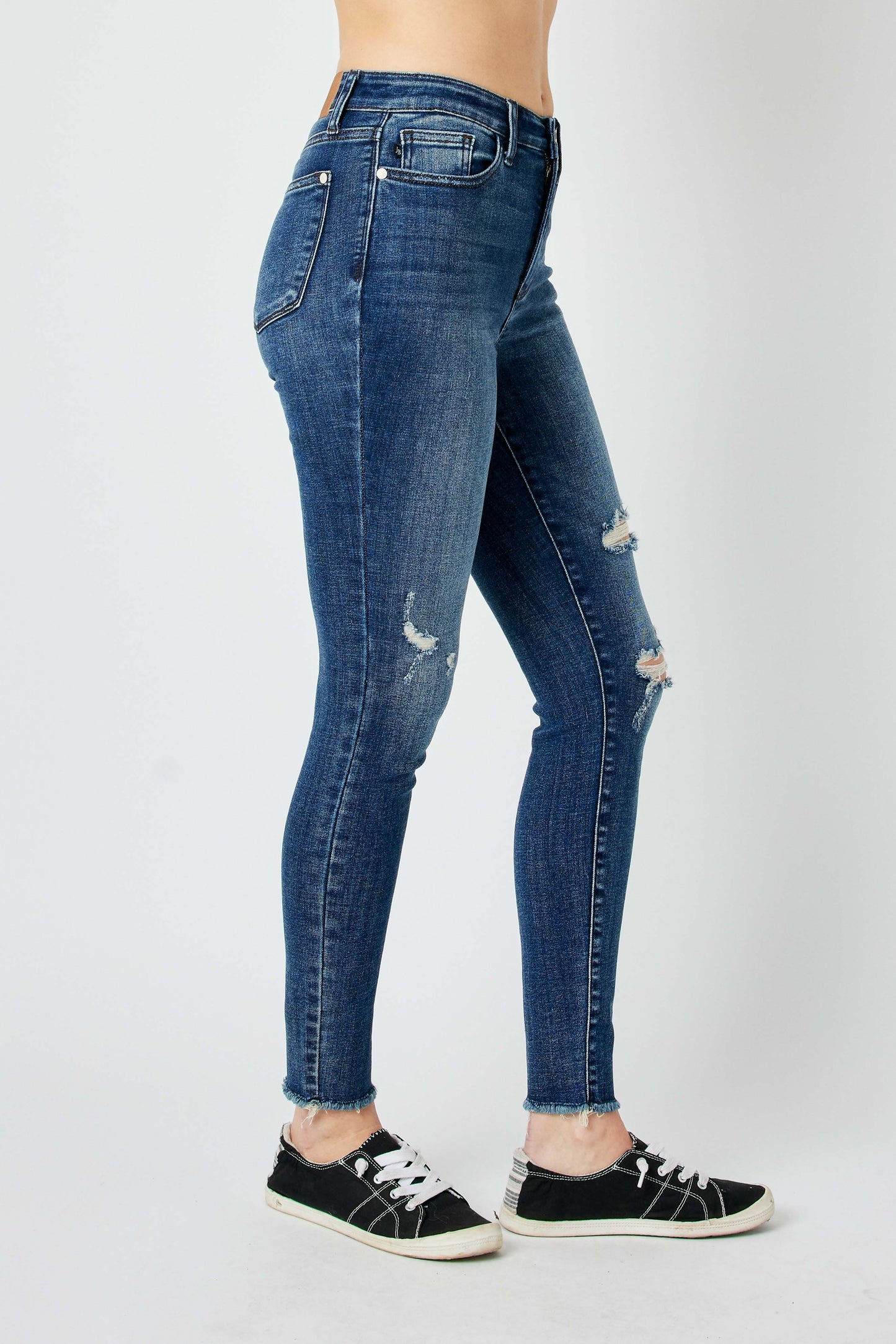 Judy Blue | High Waist Skinny w/ Destroy