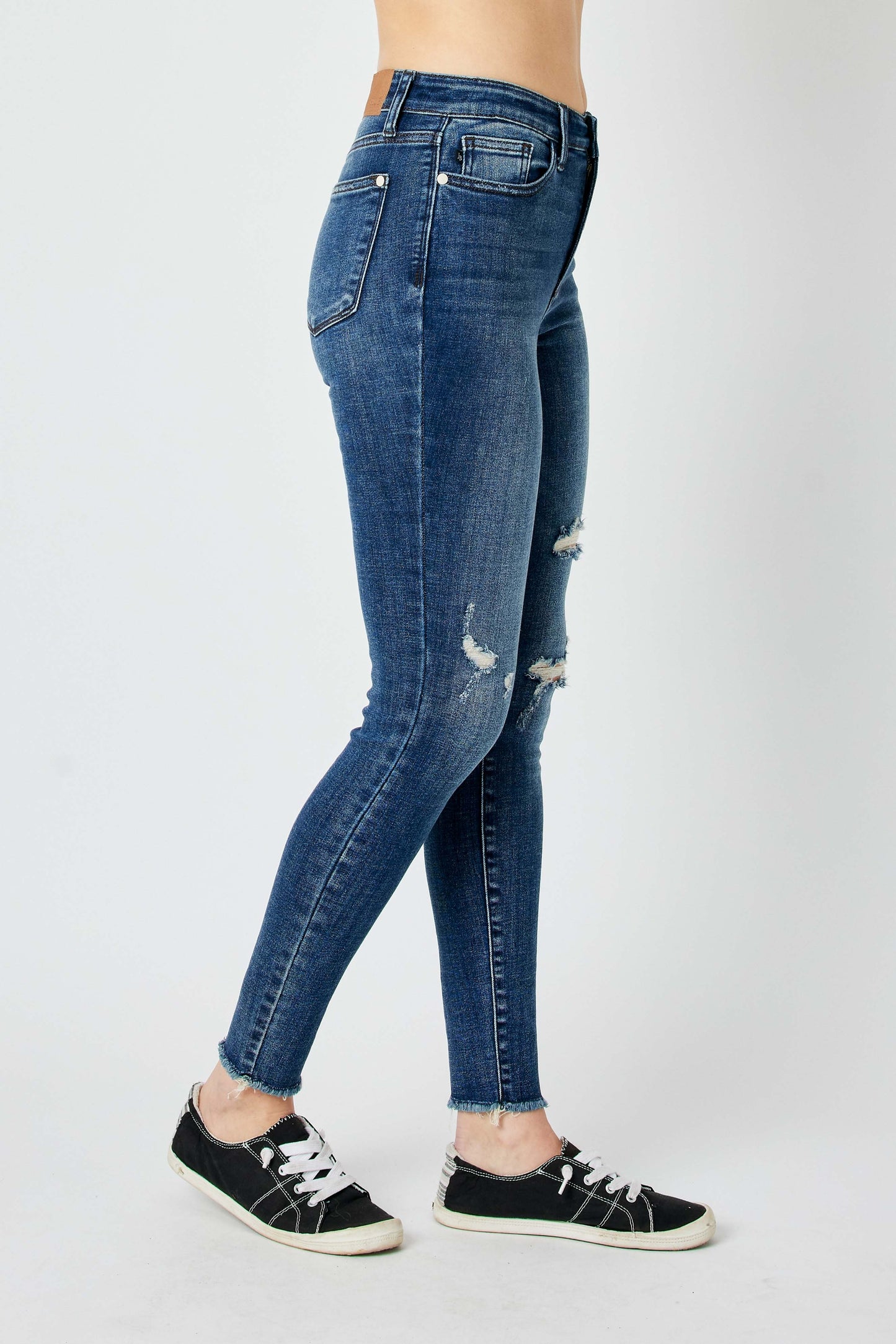 Judy Blue | High Waist Skinny w/ Destroy