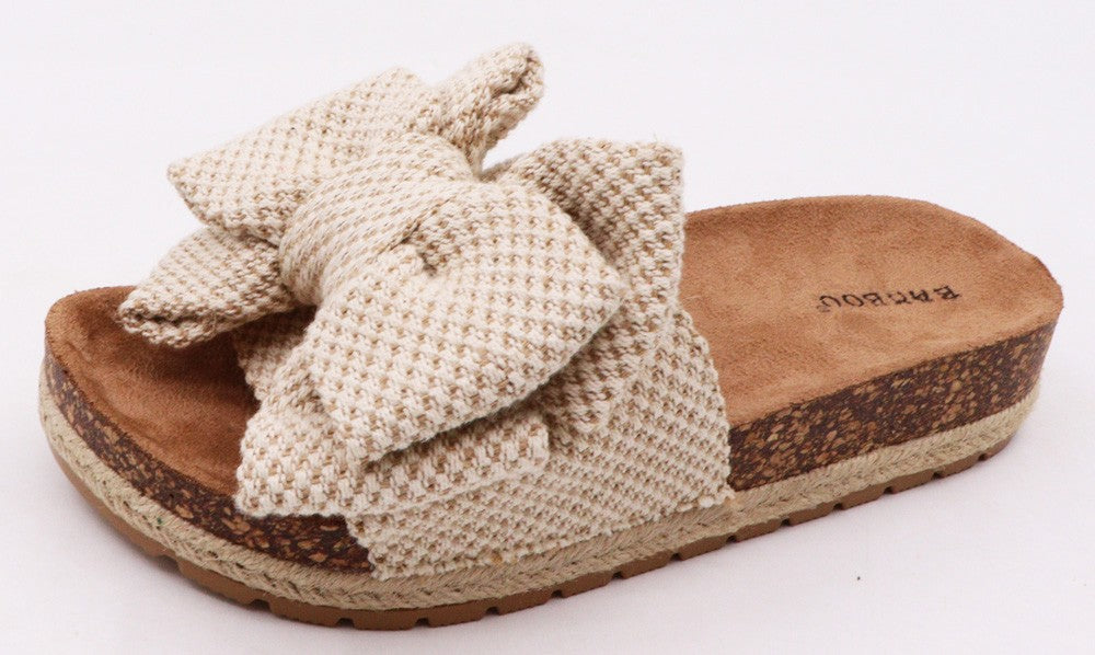 Bamboo Bow Sandals