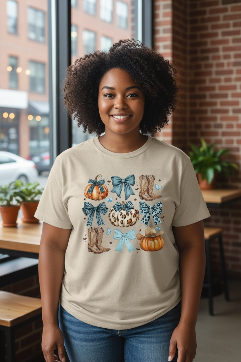 Cowgirl Pumpkin Patch Tee