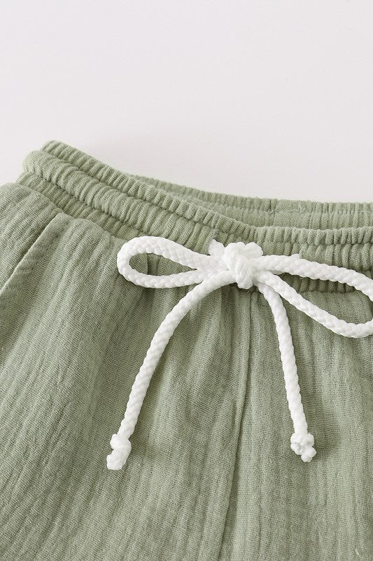 Sage Muslin Set