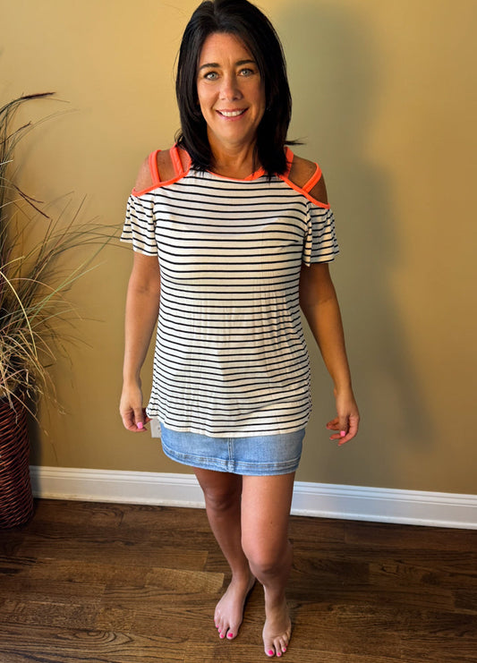 71 Cold Shoulder Top
