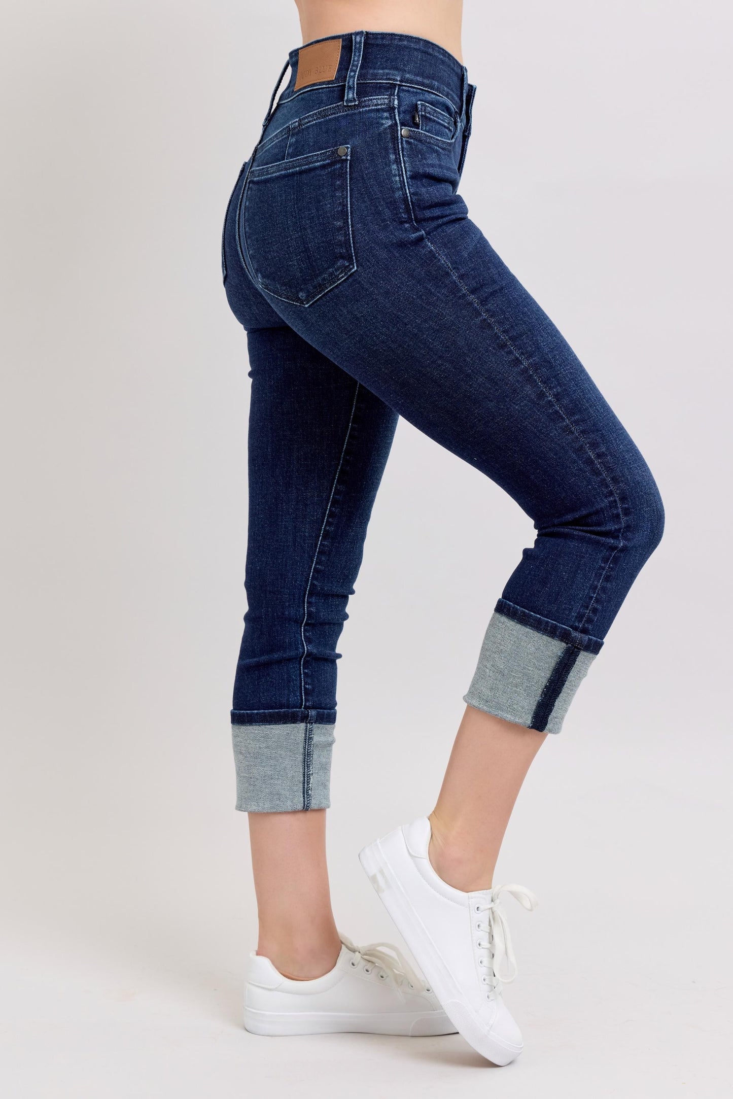 Judy Blues HW Double Waist Band Capri