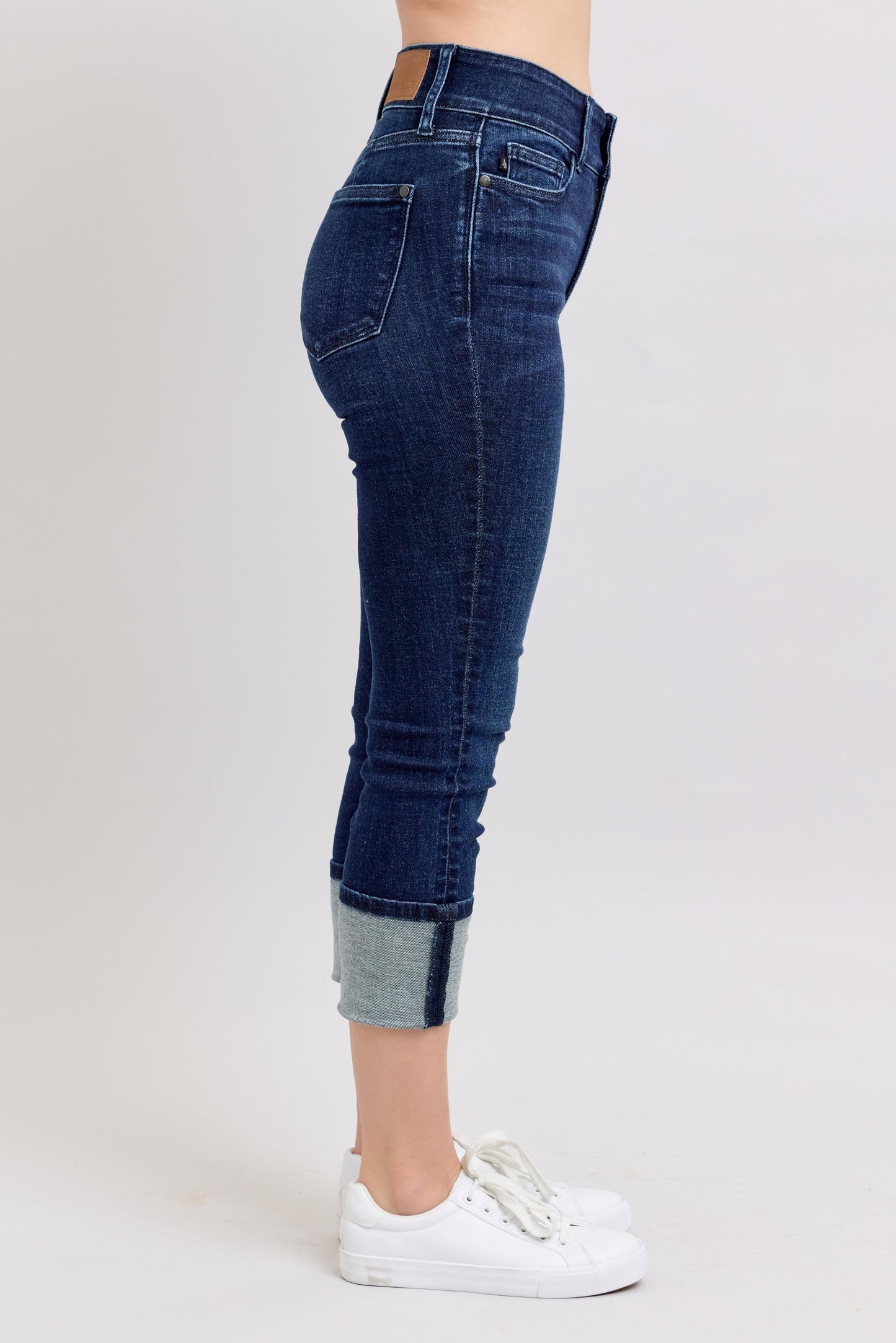 Judy Blues HW Double Waist Band Capri