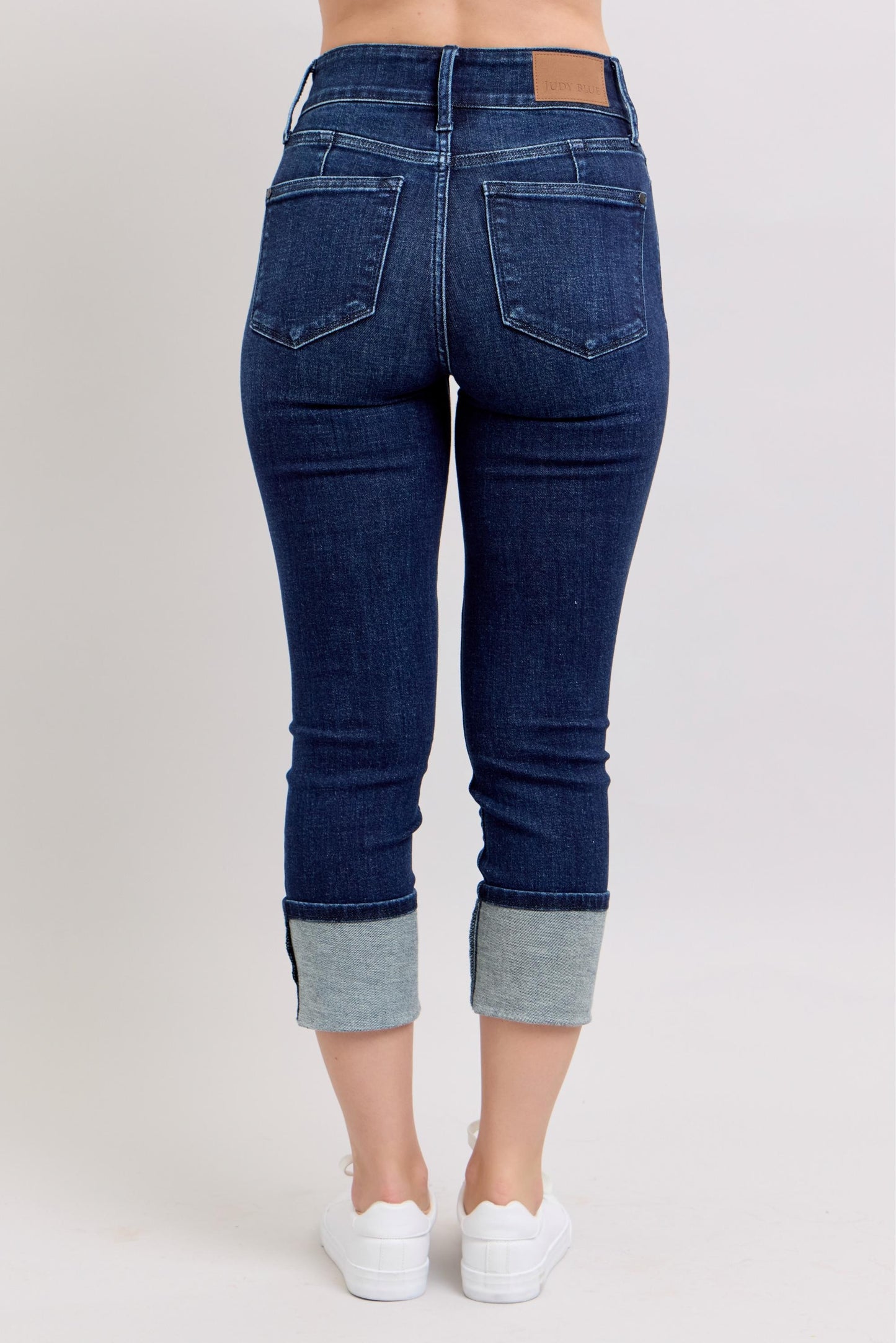 Judy Blues HW Double Waist Band Capri