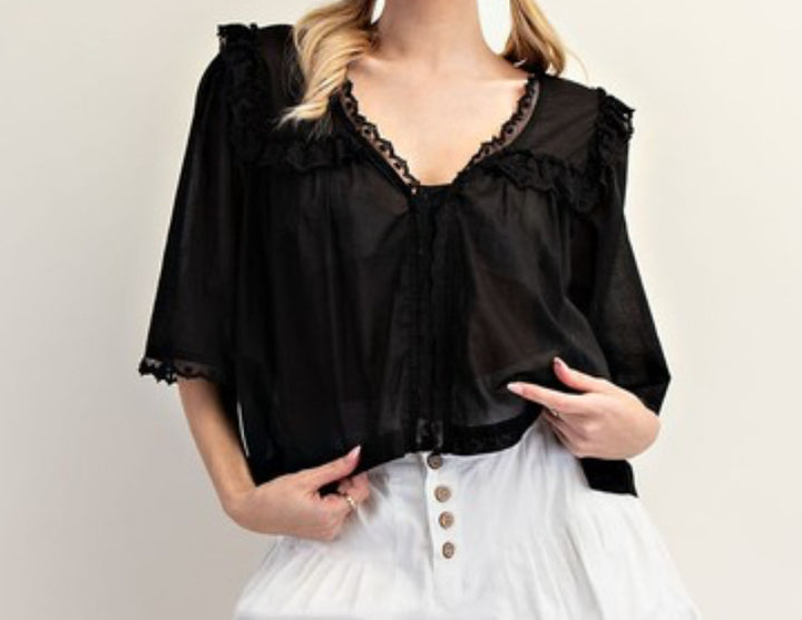 Chic Noir Sheer