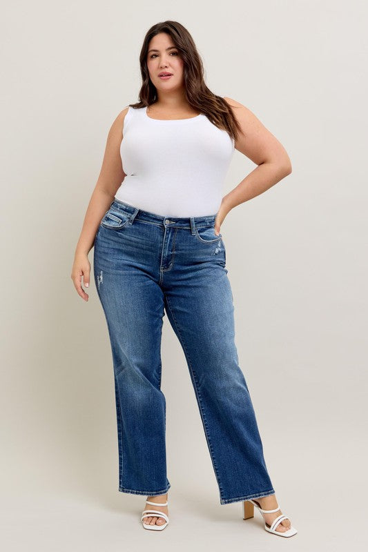 Judy Blue Plus Size  | HW 90's Straight Leg