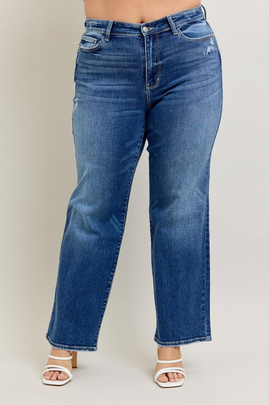 Judy Blue Plus Size  | HW 90's Straight Leg
