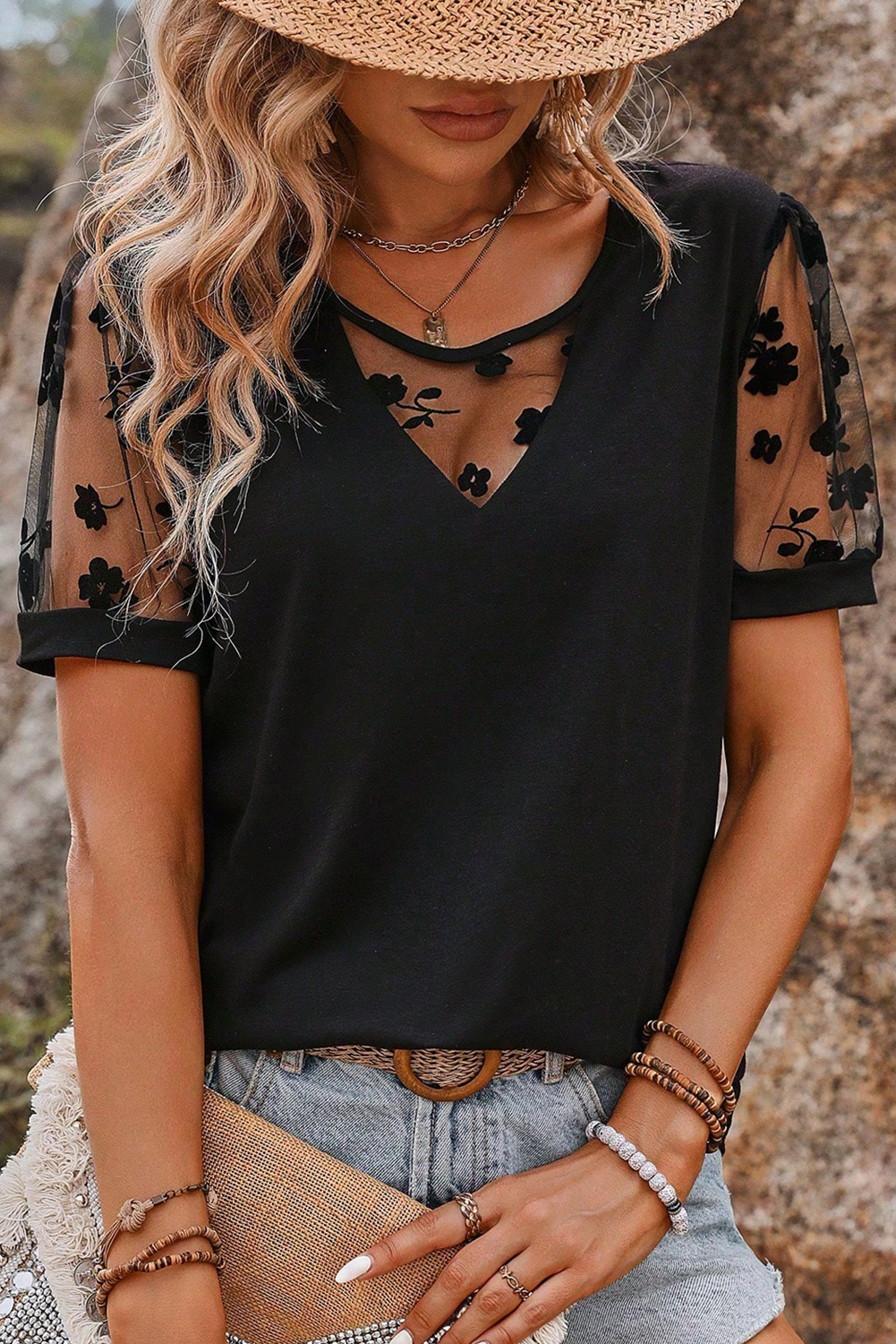 Black Flora Lace