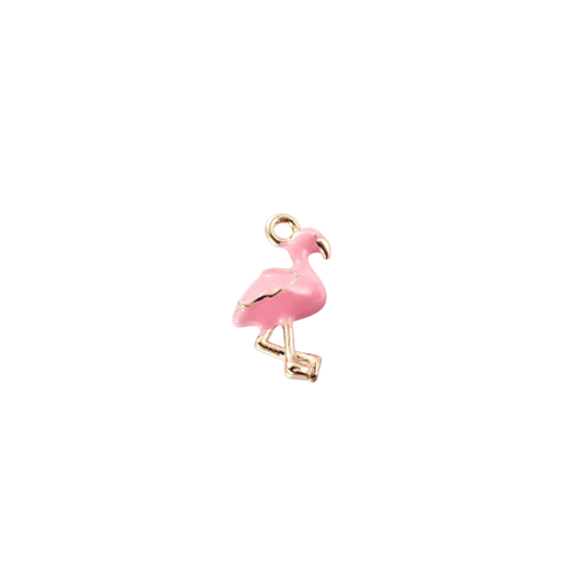 Gold Flamingo Dazzle Charm